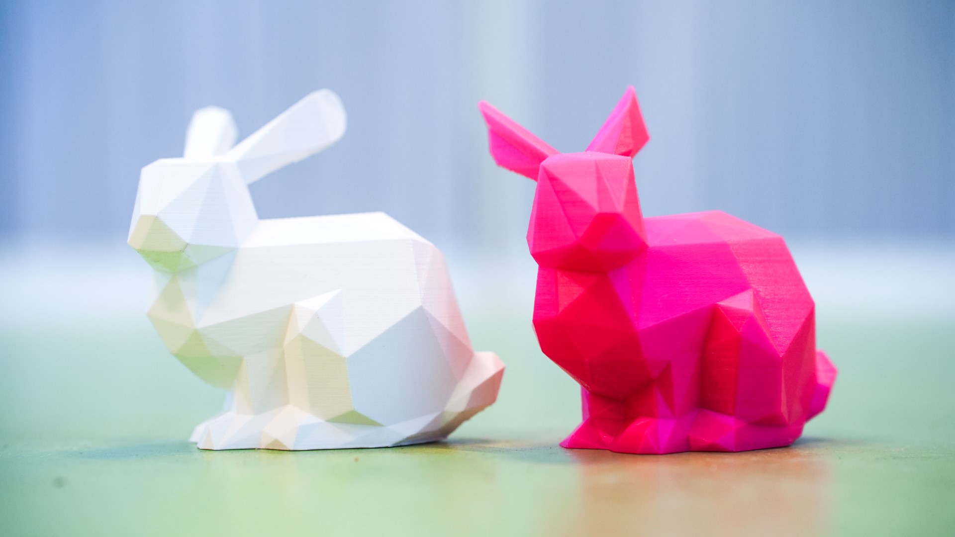 3D printet rabbits for use in VR calibration